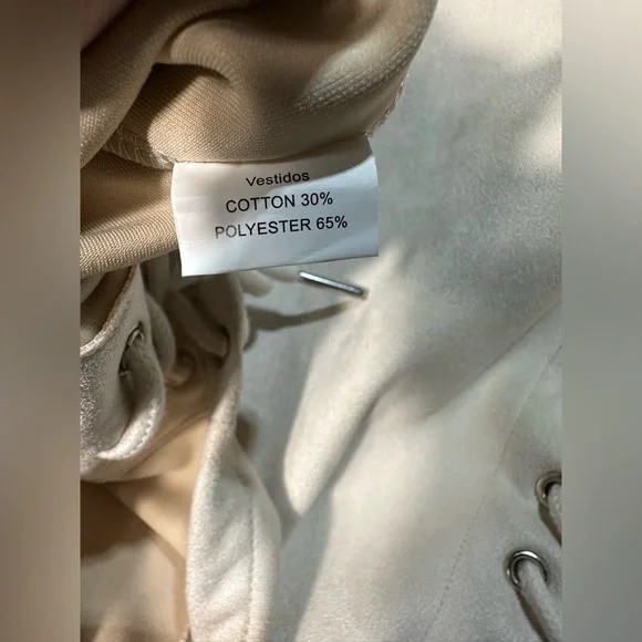 NWOT High Waist Lace Up Faux Suede Bodycon Skirt Size XL - Picture 7 of 7